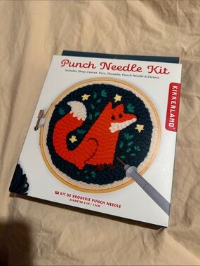 Kikkerland Fox Punch Needle Kit – New